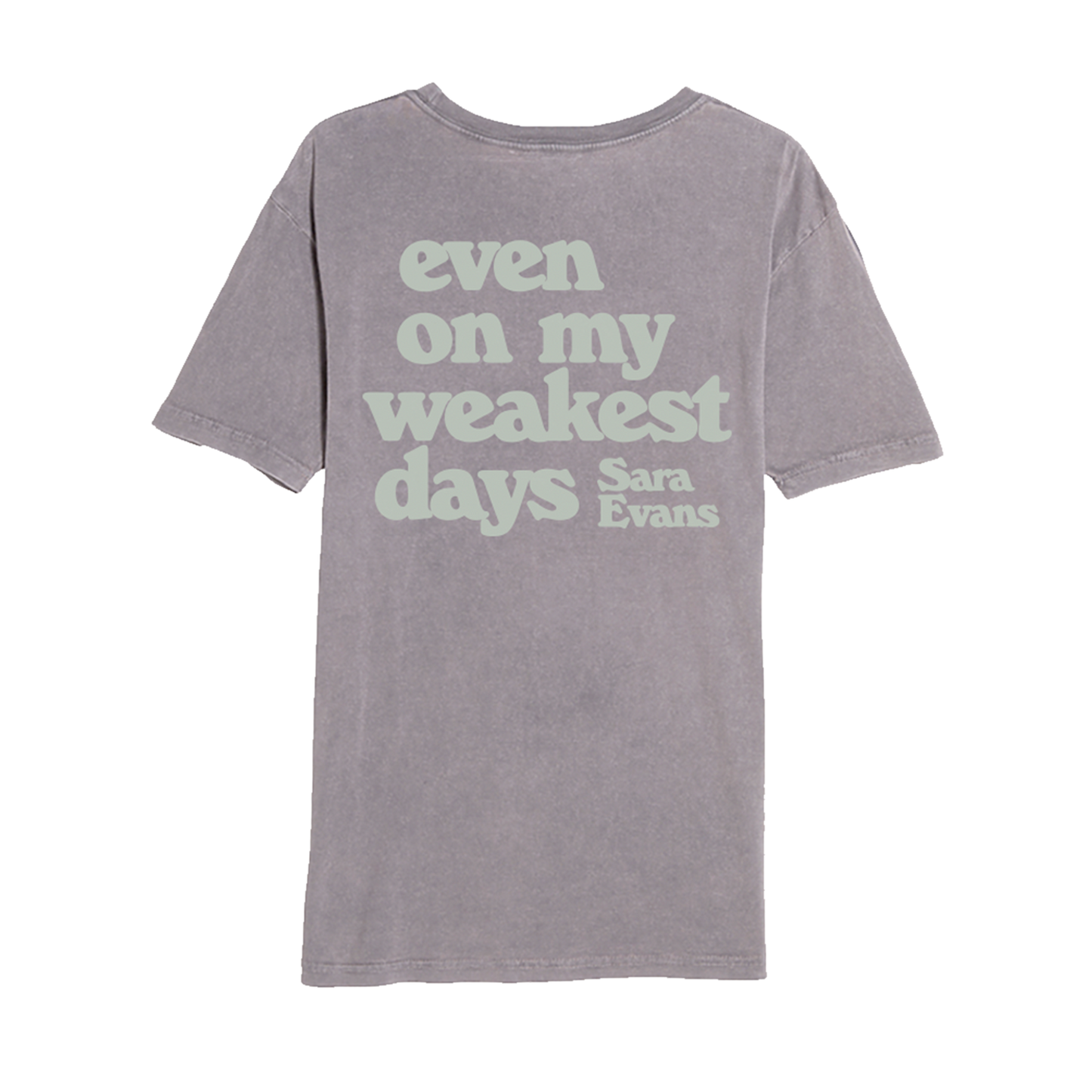 Grey Stronger Lyric Tee