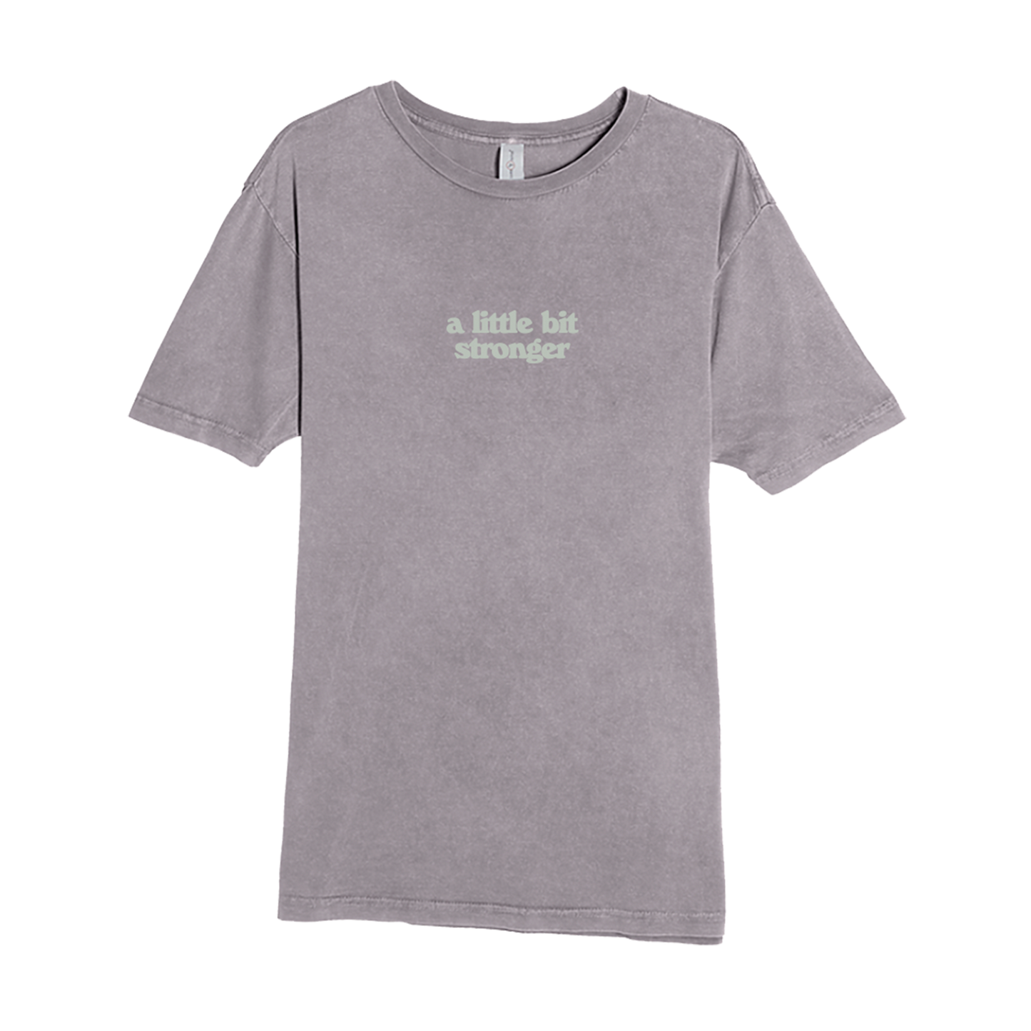 Grey Stronger Lyric Tee