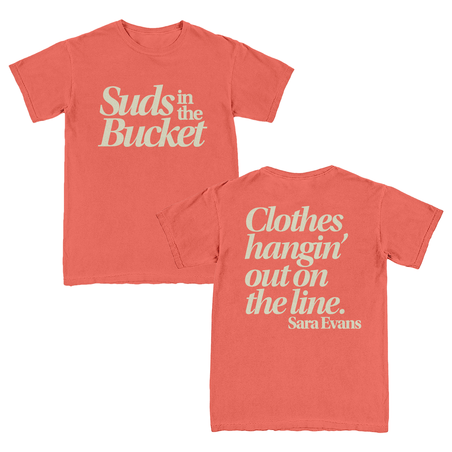 Orange Suds In The Bucket Tee