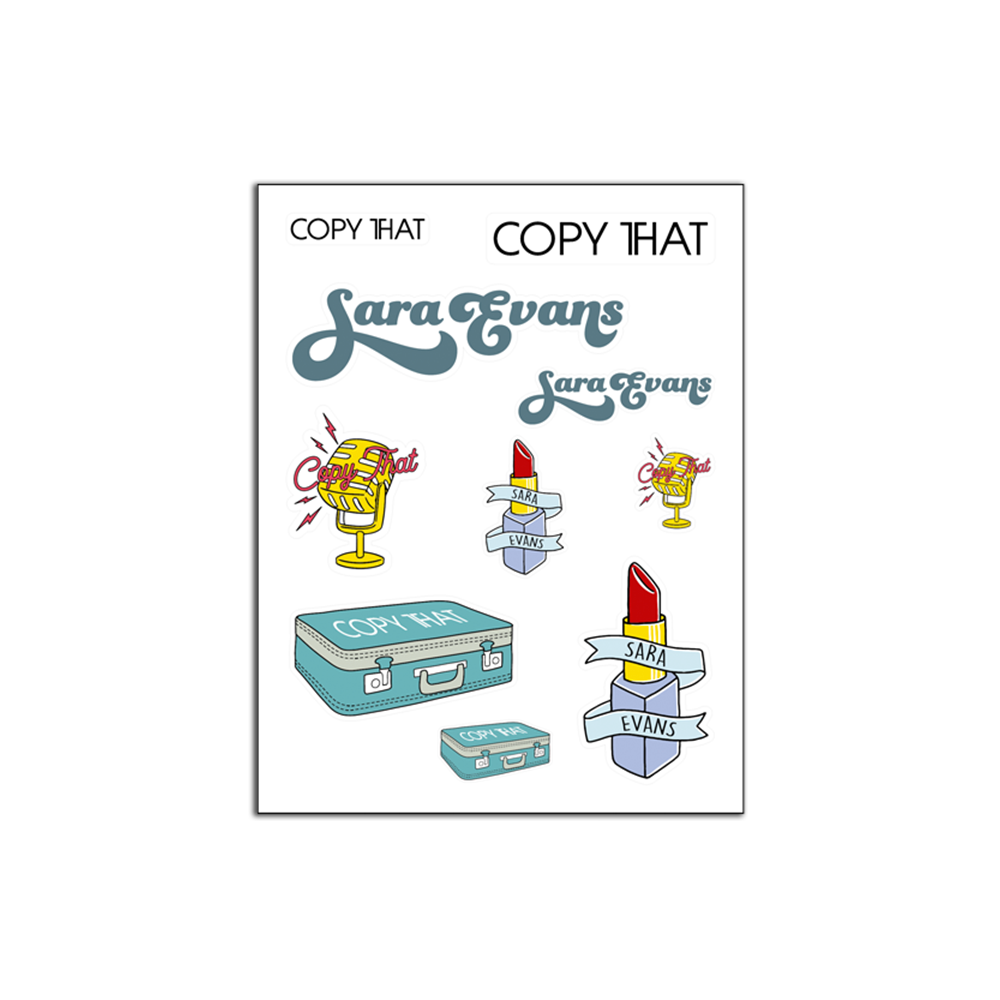 Copy That Sticker Sheet – Sara Evans Store