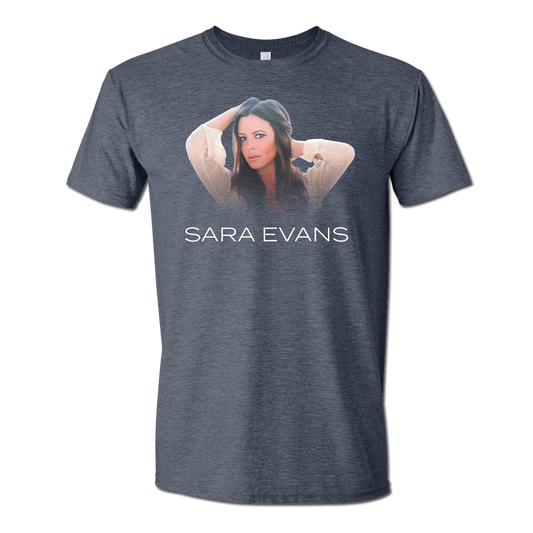 Hair Back Photo Navy Tee