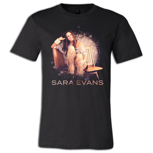 Black Seated Photo Tee
