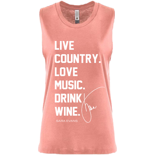 Live Country Love Music Tank